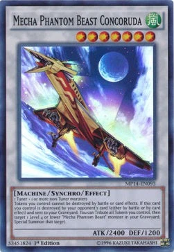YuGiOh Mecha Phantom Beast Concoruda MP14-IT093 Super Rare Italienisch NM 1st - Bild 1 von 2