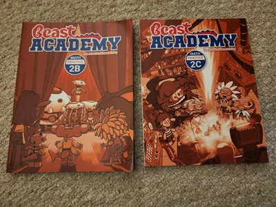 Beast Academy Art of Problem Solving 2B and 2C Math Practice - NEW! - Image 1 of 2