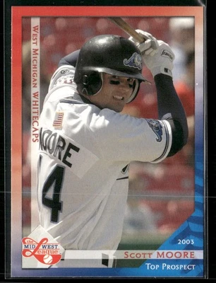 Scott Moore 2003 Midwest League Top Prospect Set - Image 1 of 2