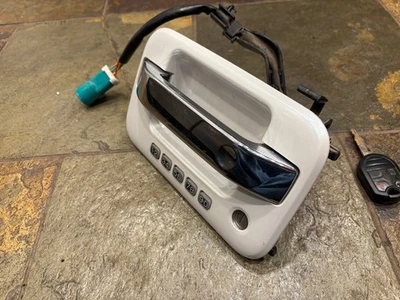 Ford F150 2009-2014 manija de puerta del conductor llave pin pad blanco perla/cromo Foto 1 de 4