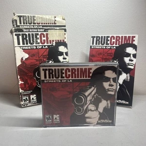 True Crime: Streets of LA (PC) completo di scatola tutti e 4 i dischi e manuale - Foto 1 di 5