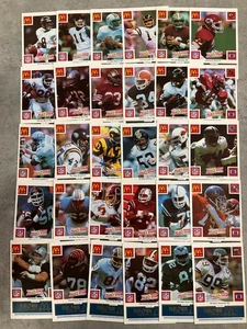 1986 McDonald's Play & Win All Star Team Complete Set (30) Unscratched Payton+ - Picture 1 of 13