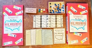 Big Business Money Game 1948 Transogram Unused Cards & Money Excellent Condition - Picture 1 of 23