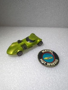 Vintage 1968 Hot Wheels Redline Anti-Freeze Twinmill Green With Metal Button - Picture 1 of 11