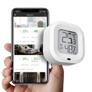Temperature Humidity Monitor for Optimal Conditions in Baby Rooms Plants - Afbeelding 1 van 8