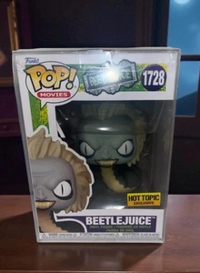 Funko Pop Movies #1728 Beetlejuice As Snake Hot Topic esclusivo con protezione - Foto 1 di 7