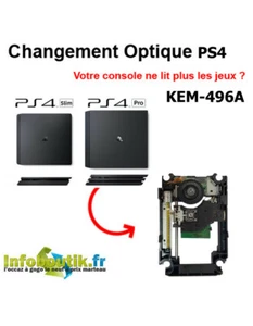 Pièce de Rechange Chariot Bloc Optique PS4 KEM-496AAA - Picture 1 of 8