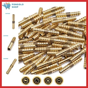 Empalmadora de púas de latón 1/4 pulgada manguera ID montaje aire agua combustible manguera ensamblador... - Imagen 1 de 5