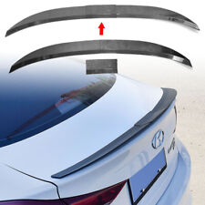 Carbon Fiber Look For Car Sedan Universal Rear Trunk Spoiler Lip Wing Highkick