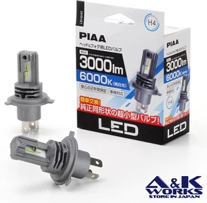 PIAA LEH240 LED Headlights Bulb H4 9003 12V 20W/20W 6000K 3000lm - Picture 1 of 5