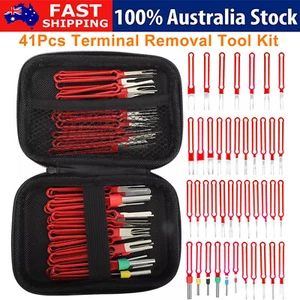 41Pcs Car Terminal Removal Tool Kit Wire Connector Pin Release Extractor Puller - Picture 1 of 15