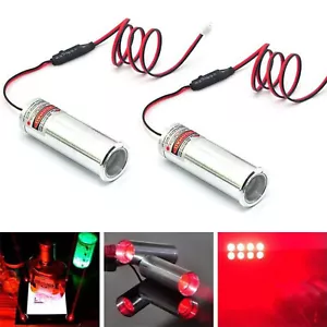 2pcs Fat Beam 650nm 100mW Red Dot Laser Module KTV/Bar Stage Lights 3.6V-4.2V - Picture 1 of 6