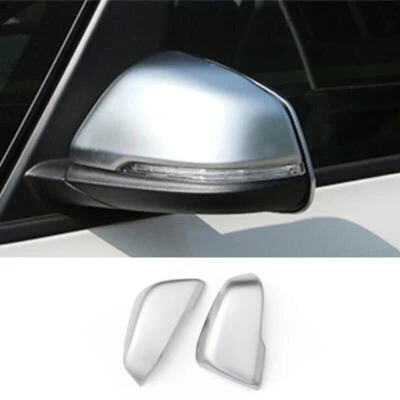 Cubierta de espejo retrovisor cromado ABS decoración 2 piezas para BMW X2 F39 2018-2021 Foto 1 de 4