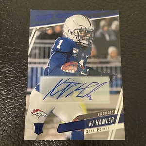 2020 Panini Prestige Football Xtra Points KJ Hamler RC Auto Penn St Broncos - Picture 1 of 2