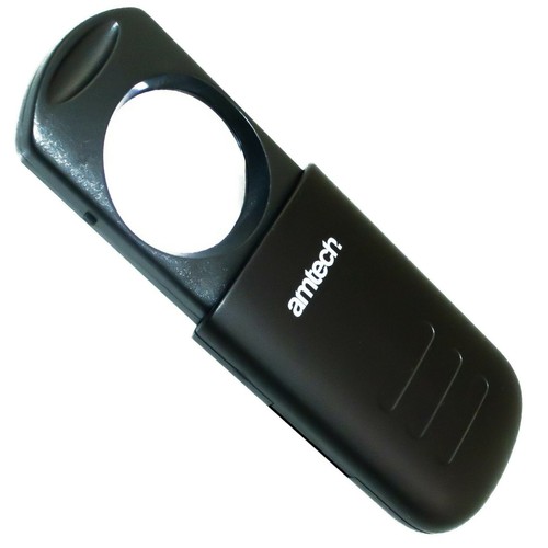 Slim Pocket LED Light Magnifying Glass x8 Magnifier For Hobbyists Map