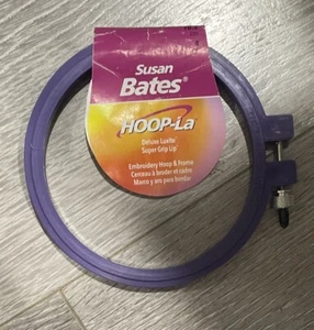 Susan Bates Embroidery hoop & frame 4" purple - Picture 1 of 2