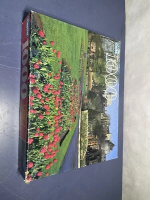 Rompecabezas vintage Windsor England Estate Garden 1000 piezas tamaño: 20 1/8 "X 27 1/2" NUEVO Foto 1 de 4