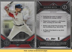 2017 Topps Tribute Mookie Betts #24