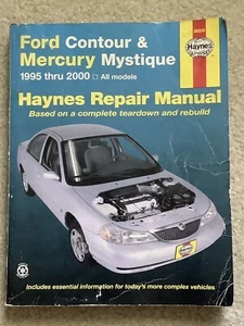 Manual de reparación Haynes Ford Contour Mercury Mystique servicio/mantenimiento 1995-2000 - Imagen 1 de 2