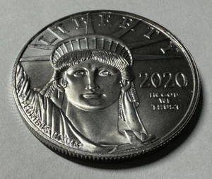 2020 PLATIN 1 OZ AMERICAN PLATINUM EAGLE BU MÜNZE - Bild 1 von 6