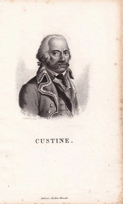 Adam de Custine Moselle Révolution Française Faïencerie de Niderviller 1818 - Photo 1/4