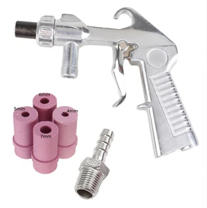 Sand Blasting Sprayer Sandblaster Kit Air Siphon Ceramic Nozzles Power Tools - Picture 1 of 6