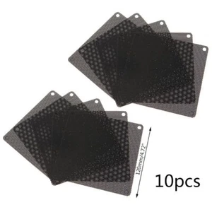 Black Computer Fan Dust Filter for Case Cover Dustproof Computer Mesh 120 - Afbeelding 1 van 8