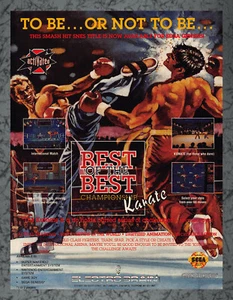 Best of The Best Championship Karate Sega Genesis Print Ad Vintage Art A 1994 - Picture 1 of 1