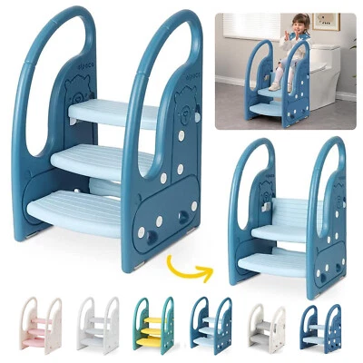 Tritthocker für Kinder Tritt-Schemel Kinderschemel Baby Anti-Rutsch Kindertreppe - Bild 1 von 4