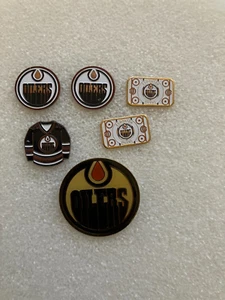 Edmonton Oilers Hockey (6) Pins verschiedene Pins - Bild 1 von 1