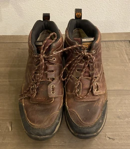 Ariat ATS Stiefel Herren 11D Braun Leder Gelände Wandern Arbeit Freizeit Schuhe Schnürschuhe - Bild 1 von 13