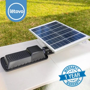 REAL 3800lm Letovo Solar Light - Solar Outdoor Street Flood Garden Lights - Picture 1 of 12