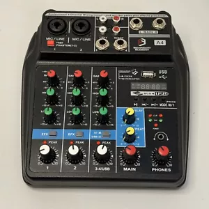 Consola de mezcla profesional Secondary Element A4 4 canales 2 bandas marca ecualizador - Imagen 1 de 3