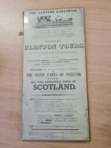 Collectable poster of The Glenton Galloper coach tour - Picture 1 of 2