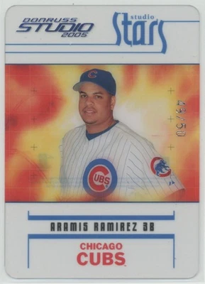 Aramis Ramirez 2005 Donruss Studio Stars Platinum /50 #S-31 Chicago Cubs - Imagem 1 de 2
