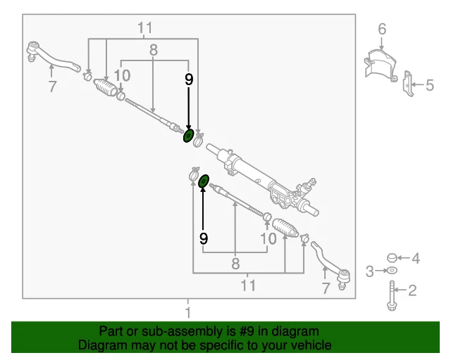 Pack de 10 tuercas Infiniti genuinas nuevas 0131101251 OEM Foto 1 de 4