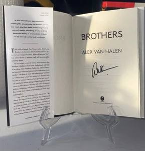 BROTHERS ALEX VAN HALEN SIGNED AUTOGRAPHED NEW BOOK SIGNED TITLE PAGE RARE #8 - Picture 1 of 5