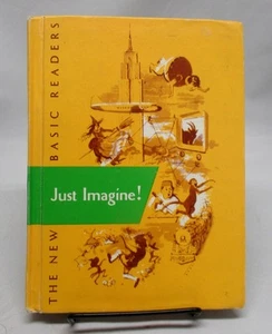 1953 1st pr JUST IMAGINE! Scott Foresman NEW BASIC READER "post Dick & Jane" - Imagen 1 de 12