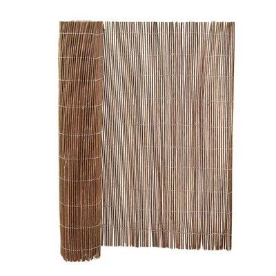 Pantalla de valla de privacidad de sauce natural Landgarden, cubierta de rollos de valla de madera para... Foto 1 de 4