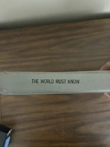 The World Must Know – Michael Berenbaum – 1993 1st Ed HC – Ex-Library Copy - Imagen 1 de 8
