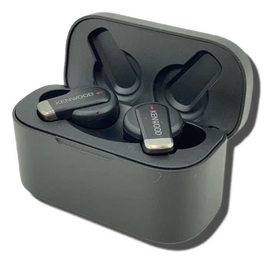 KENWOOD KH-BIZ70T-B Black Earbuds 4325 Tested & Works - Image 1 of 4