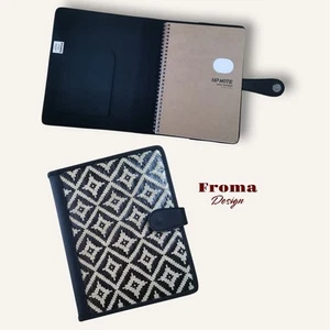 Woven Cover Book Handmade Traditional Sabahan Contemporary Design Cover - Picture 1 of 8
