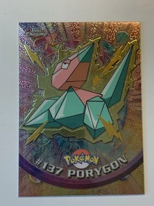2000 Topps Chrome Pokemon Series 2 #137 Porygon FREE COMBINED SHIPPING - Picture 1 of 2