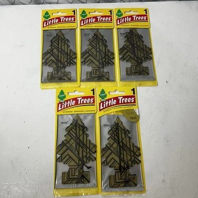 Ambientador colgante Little Trees DORADO (paquete de 5) para auto hogar NUEVO hecho en EE. UU. Foto 1 de 4