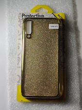 Silicone Gel Rubber Skin Gold Case Cover For Samsung A70