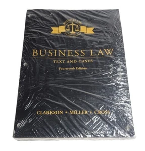 NEW Business Law: Text and Cases, Loose-Leaf Version, 14th Ed Clarkson W/ Code - Picture 1 of 4