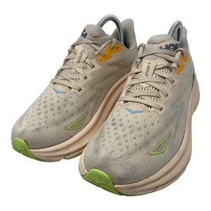 Hoka Clifton 9 Schuhe Damen 8 D Weite Vanille Astral Daily Road Jogging Trainer - Bild 1 von 18