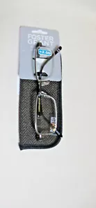 Herren Foster Grant Lesebrille Drahtgestell mit Etui Peter +2,00 Stärke - Bild 1 von 4