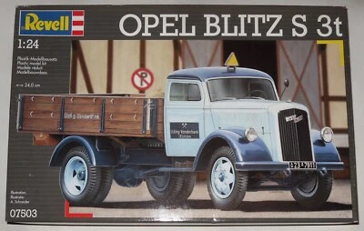 Revell Opel Blitz S 3t + Box - Kit nr. 07503 completo scala 1:24 - Occasione! - Immagine 1 di 4