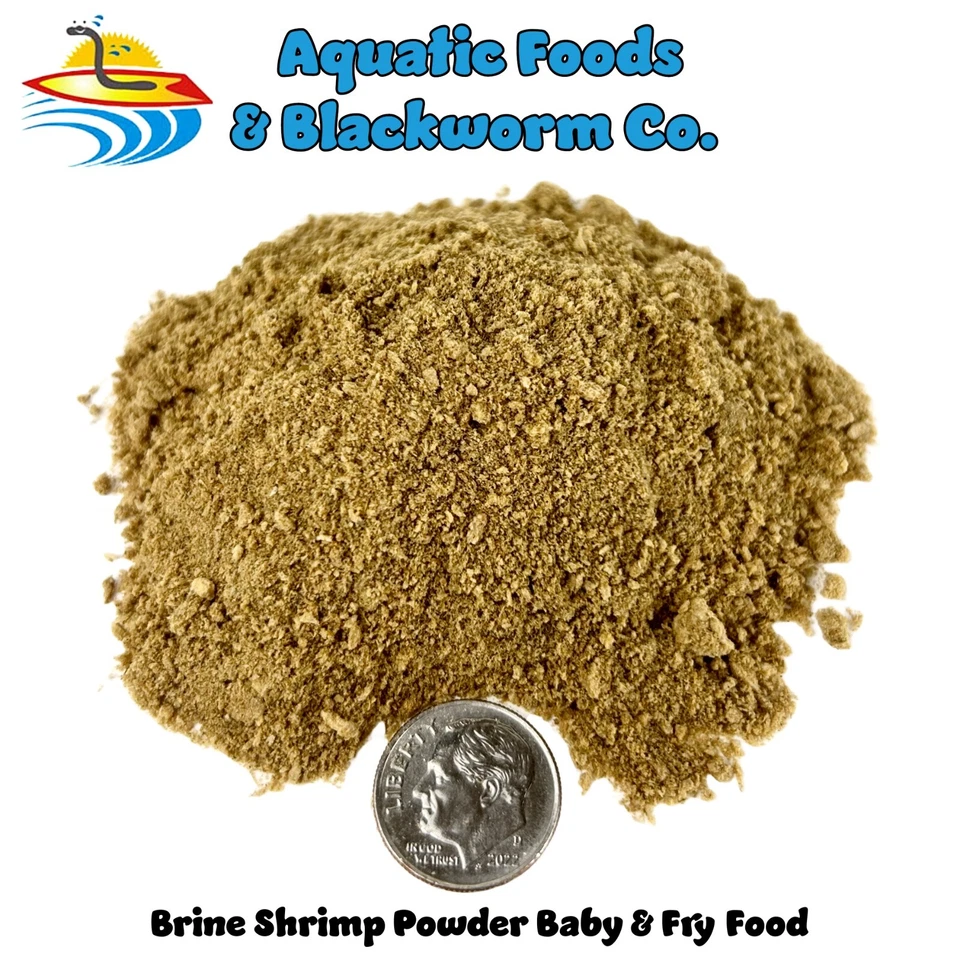 AQUATIC FOODS INC. Brine Shrimp Powder Fry & Baby Food